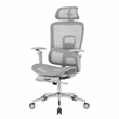 Techni Sport Ergonomic Mesh Office Chair with 5D Armrests & Footrest Gray