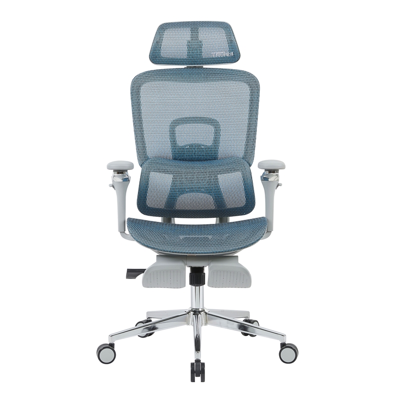 Techni Sport Ergonomic Mesh Office Chair with 5D Armrests & Footrest Teal