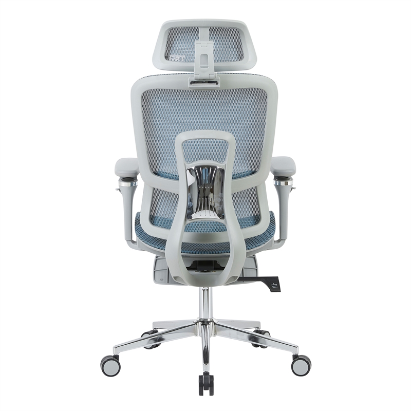 Techni Sport Ergonomic Mesh Office Chair with 5D Armrests & Footrest Teal