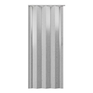48&quot W Double Walled Foldable Heavy Duty Accordion Doors - Grey