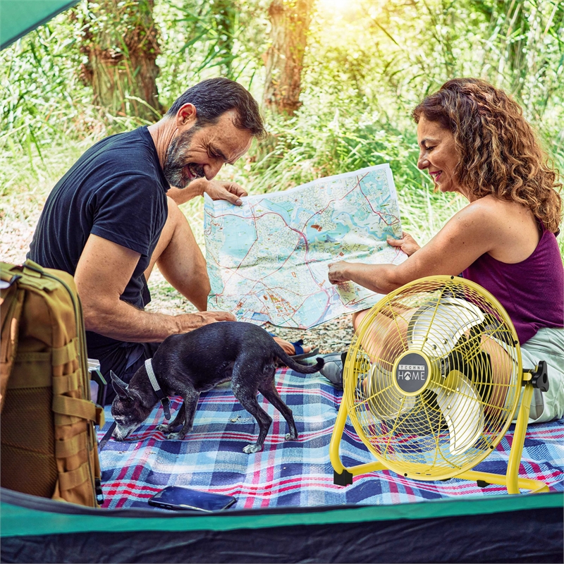 Techni Home 12in. Rechargeable Battery-Operated High Velocity Fan