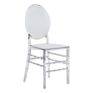 Techni Home Stackable Ghost Style Clear Acrylic Event Chairs - Set of 2