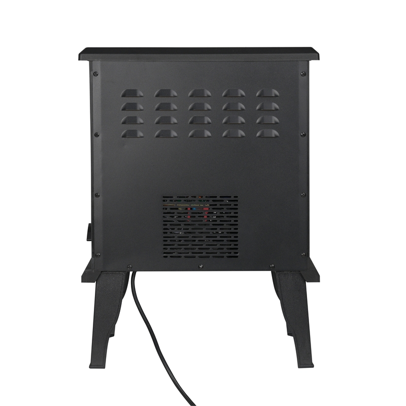 Techni Home 1500W Freestanding Electric Fireplace Heater with Flames