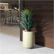 Small Agave Sisalana in Beige Rainey Vase