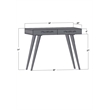 Pratt 39 inch Office Desk in Natural finish