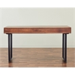 Glide 58-inch Office Writing Desk in Dark Walnut finish
