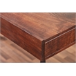 Glide 58-inch Office Writing Desk in Dark Walnut finish