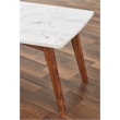 Nero white authentic marble rectangle coffee table