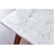 Nero white authentic marble rectangle coffee table