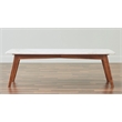 Nero white authentic marble rectangle coffee table