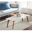 Nero white authentic marble rectangle coffee table