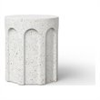 Urbia Mixx Atlas Stool in Ivory Terrazzo