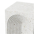 Urbia Mixx Orion Stool in Ivory Terrazzo
