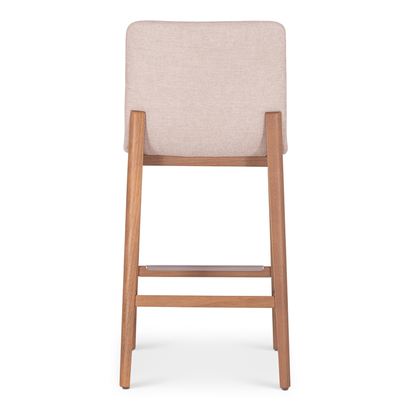 Urbia Modern Brazilian Godan Counter Stool in Harvest Natural Seat Domasco Frame