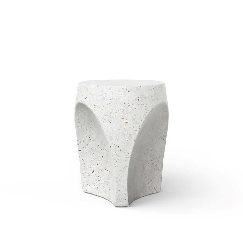 Urbia Mixx Thalia Stool in Ivory Terrazzo