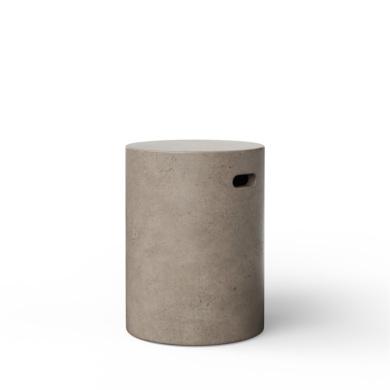 Urbia Mixx Cylinder Stool in Dark Gray