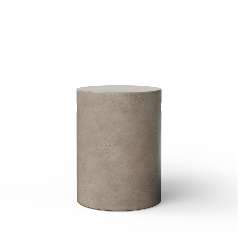 Urbia Mixx Cylinder Stool in Dark Gray