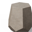 Urbia Mixx Faceted Stool in Dark Gray