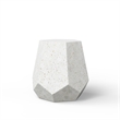 Urbia Mixx Faceted Stool in Ivory Terrazzo