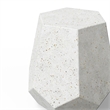 Urbia Mixx Faceted Stool in Ivory Terrazzo