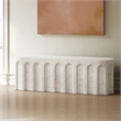 Urbia Mixx Atlas Bench in Ivory Terrazzo