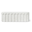 Urbia Mixx Atlas Bench in Ivory Terrazzo