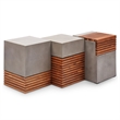 Urbia Mixx Stecca Cascata Stool in Dark Gray