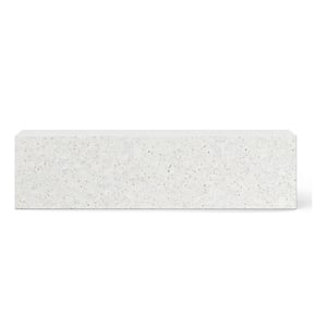 Urbia Mixx Una 70.75&quot Bench in Ivory White Terrazzo