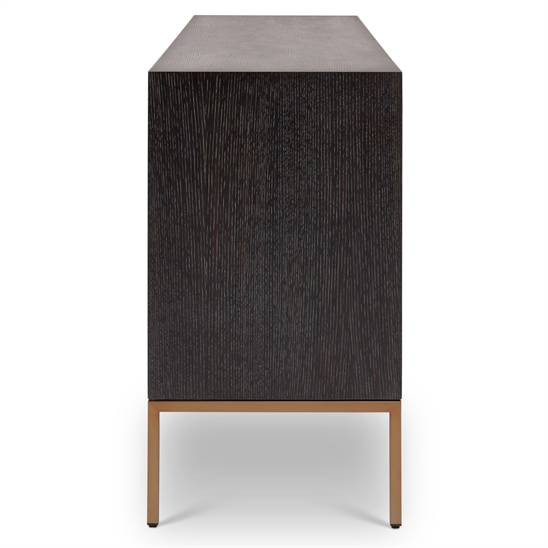 Urbia IE Series Holly Buffet in Charcoal Brass Base