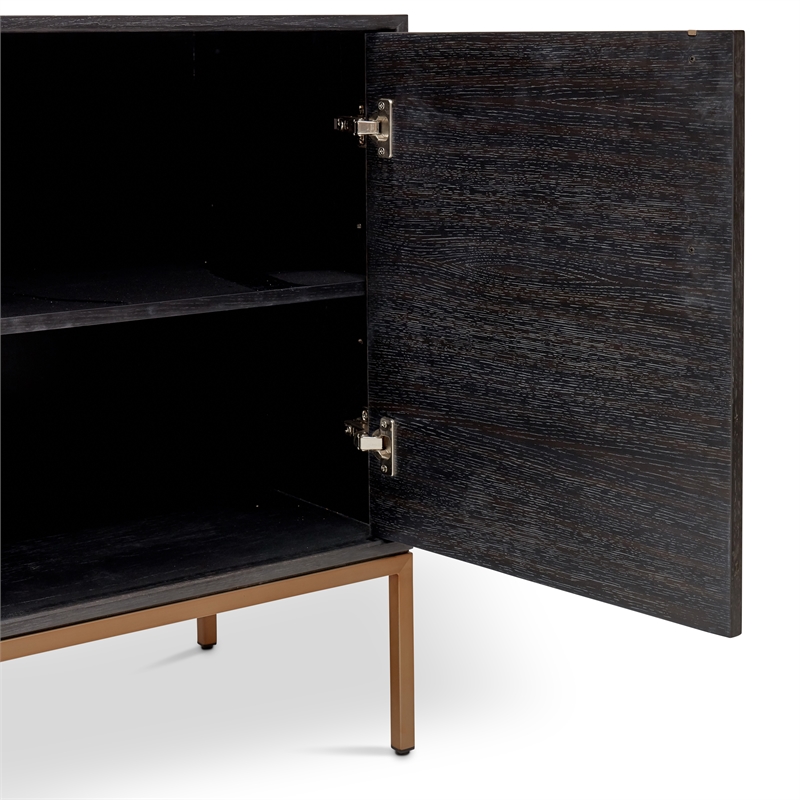 Urbia IE Series Holly Buffet in Charcoal Brass Base