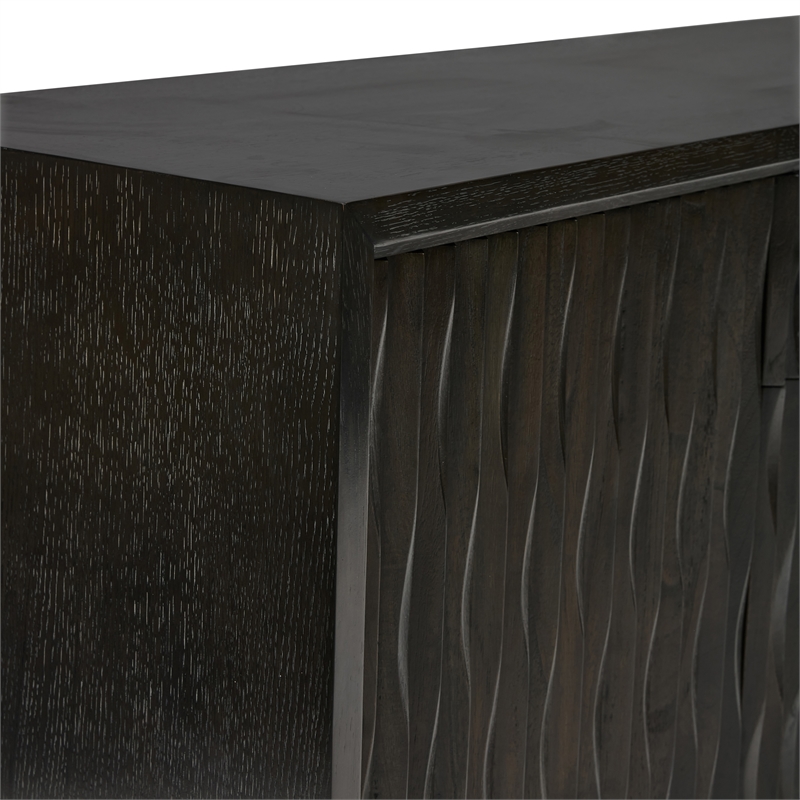 Urbia IE Series Madison Buffet in Charcoal Gold Base