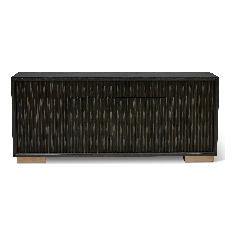 Urbia IE Series Madison Buffet in Charcoal Gold Base