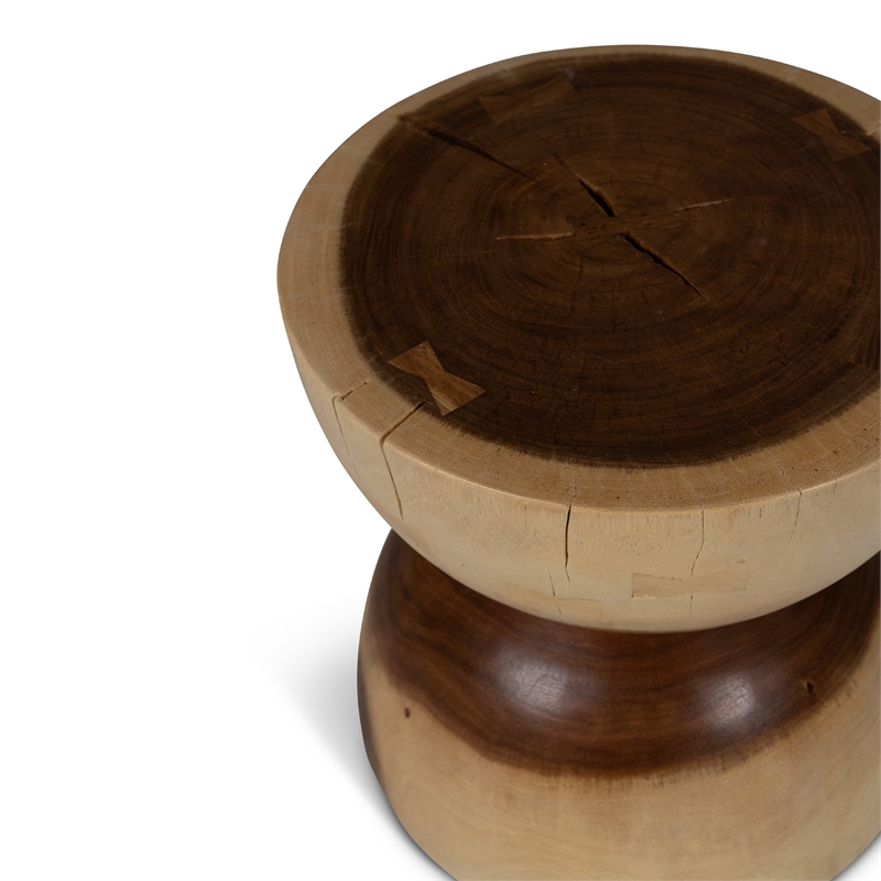 Urbia Naturals Pensri Accent Stool in Natural