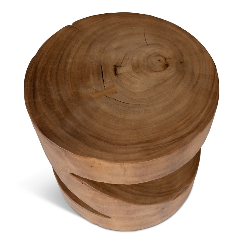 Urbia Naturals Anchali Accent Stool in Natural