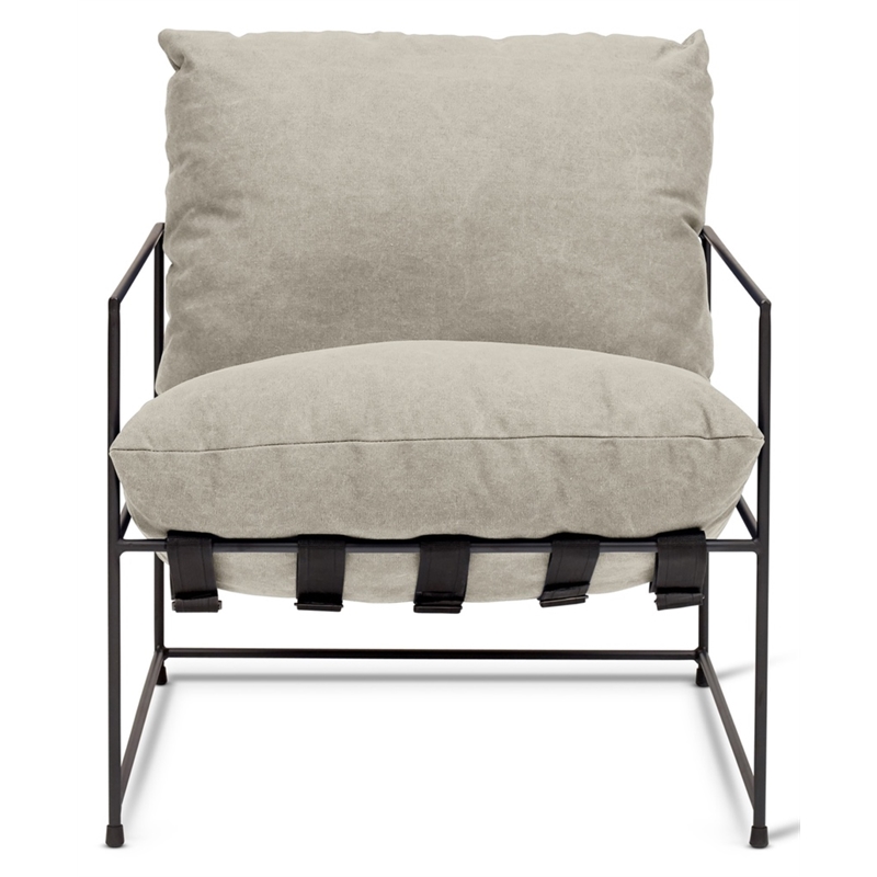 Urbia Metro Trent Accent Chair in Washed Sand Upholstery