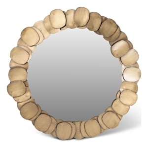 Urbia Elements Suri Mirror 43&quotDia. in Antique Brass