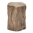Urbia Brooks Solid Wood Stump in Sandblasted Grey