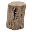 Urbia Brooks Solid Wood Stump in Sandblasted Grey