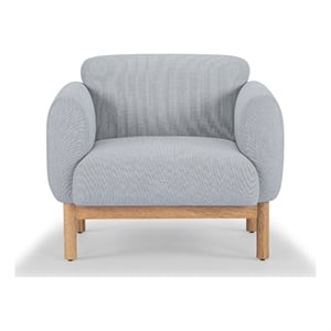 Urbia Metro Tulum Accent Chair in Light Gray