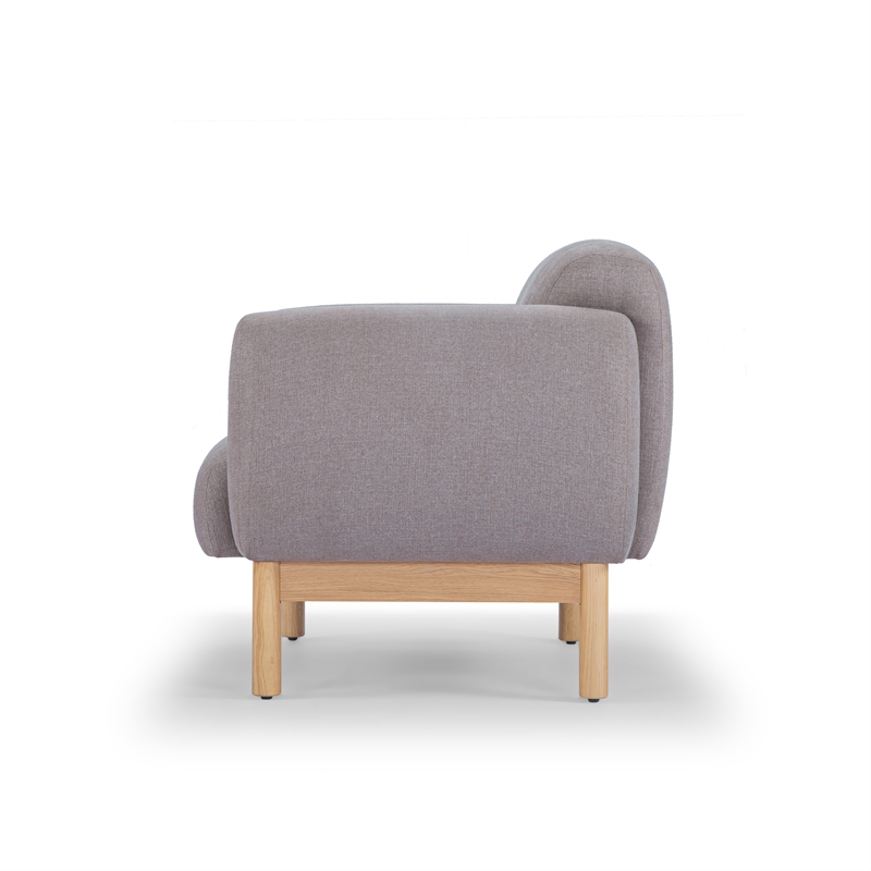 Urbia Metro Tulum Accent Chair in Dark Brown
