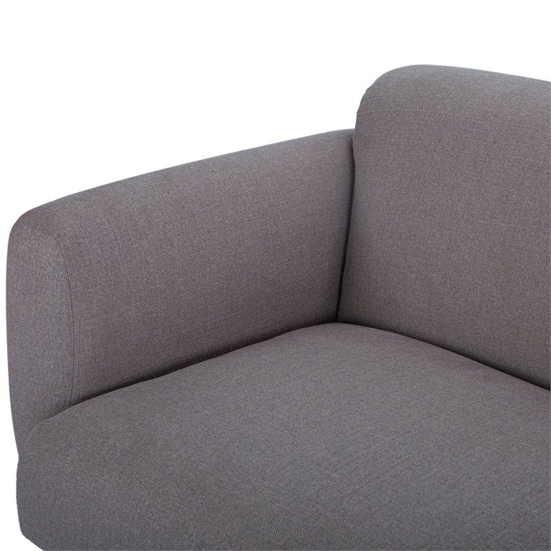 Urbia Metro Tulum 3 Seater Sofa in Dark Brown