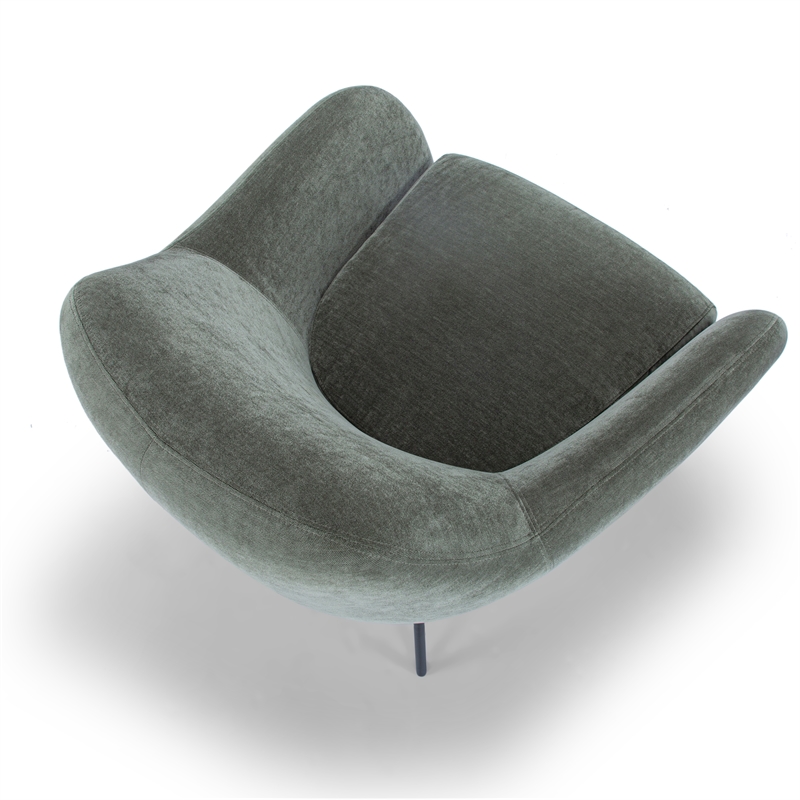 Urbia Metro Zurich Accent Chair in Forest Green
