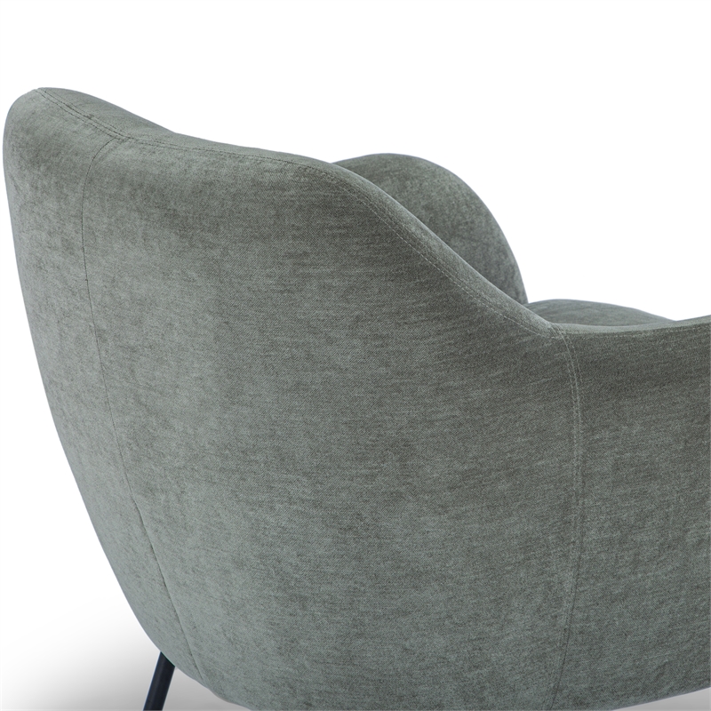 Urbia Metro Zurich Accent Chair in Forest Green