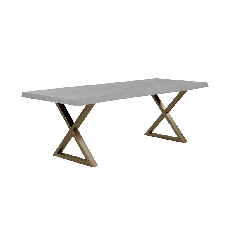 Urbia Brooks X Dining Table Base in Antique Brass (Set of 2)