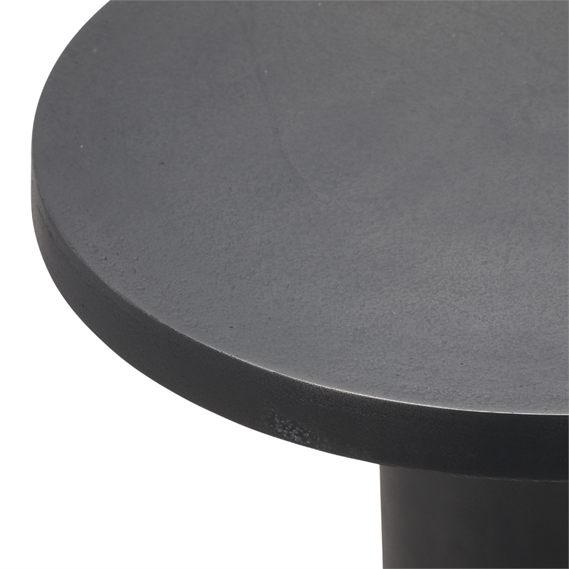 Urbia Elements Liam End Table in Antique Zinc