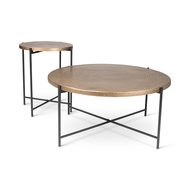 Urbia Elements Navi Coffee Table in Antique Brass