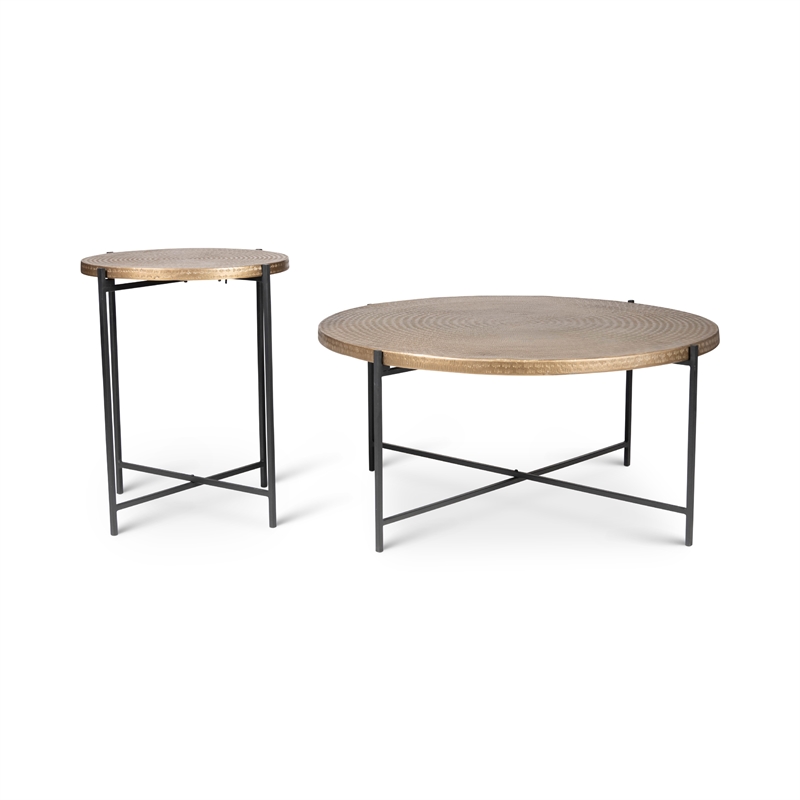 Urbia Elements Navi Coffee Table in Antique Brass