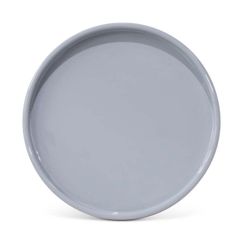 Urbia Eclat Sofia Enamel End Table in Pearl Blue