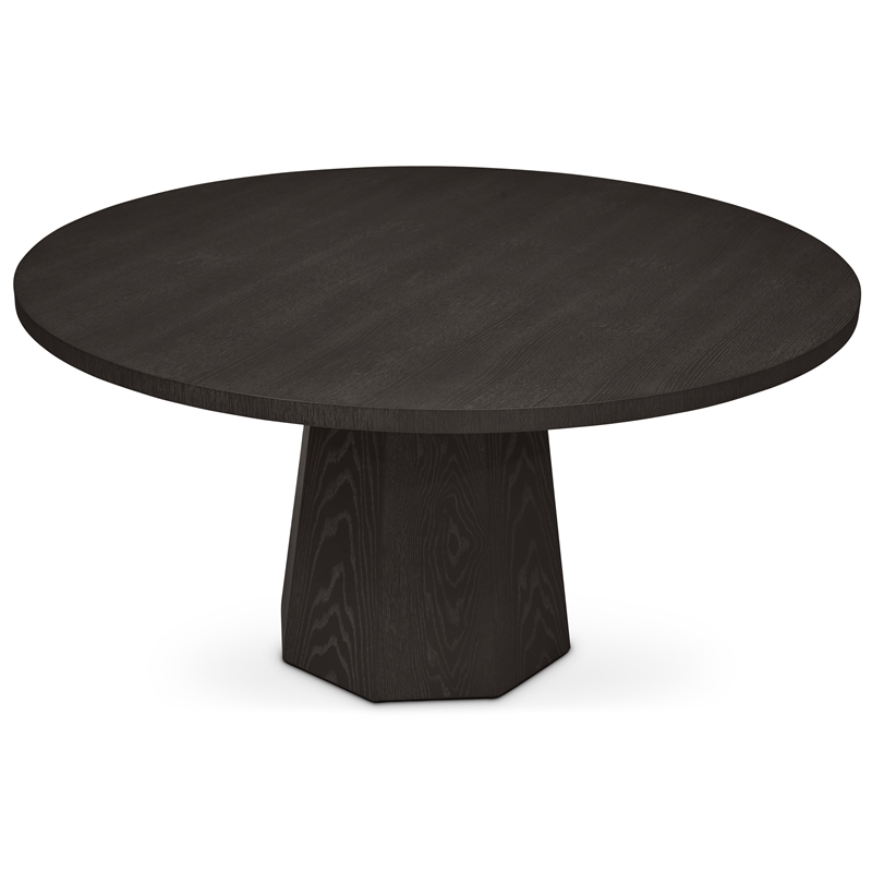 Urbia IE Series Kaia Round Dining Table in Charcoal