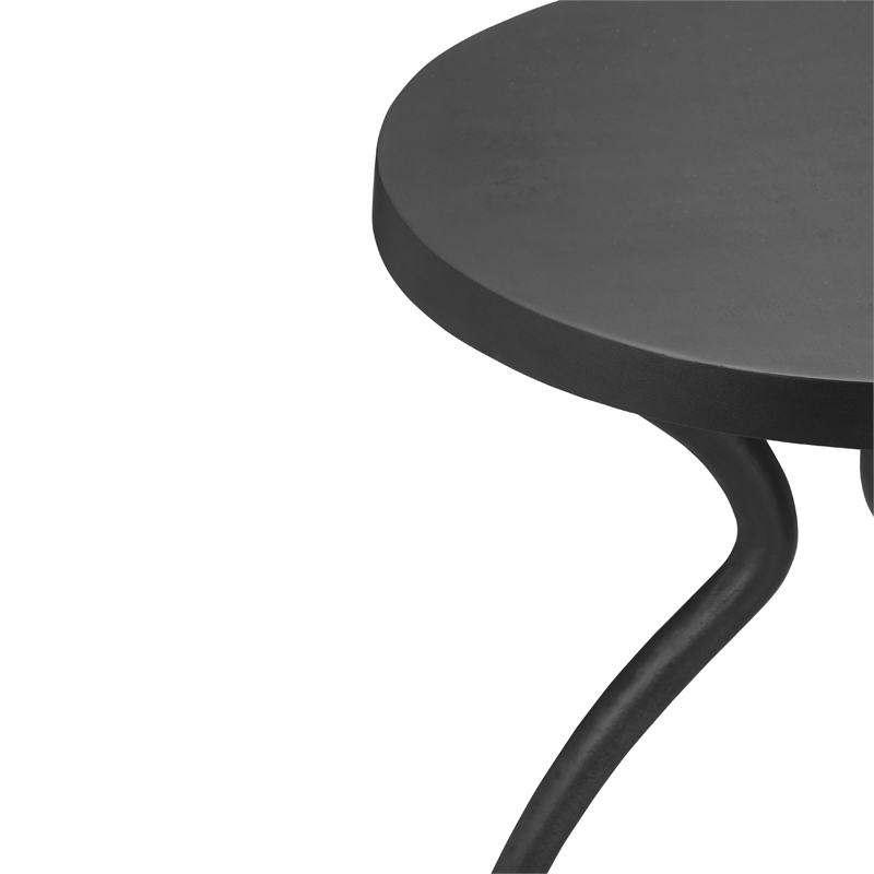 Urbia Elements Sarp End Table in Antique Zinc